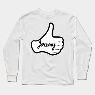 Men name Jeremy Long Sleeve T-Shirt